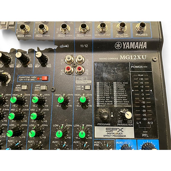 Used Yamaha MG12XU Unpowered Mixer