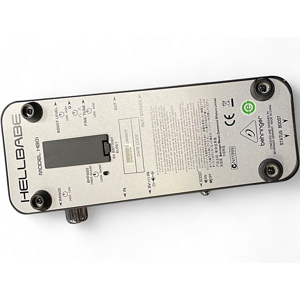 Used Behringer HB01 Hellbabe Optical Wah Effect Pedal