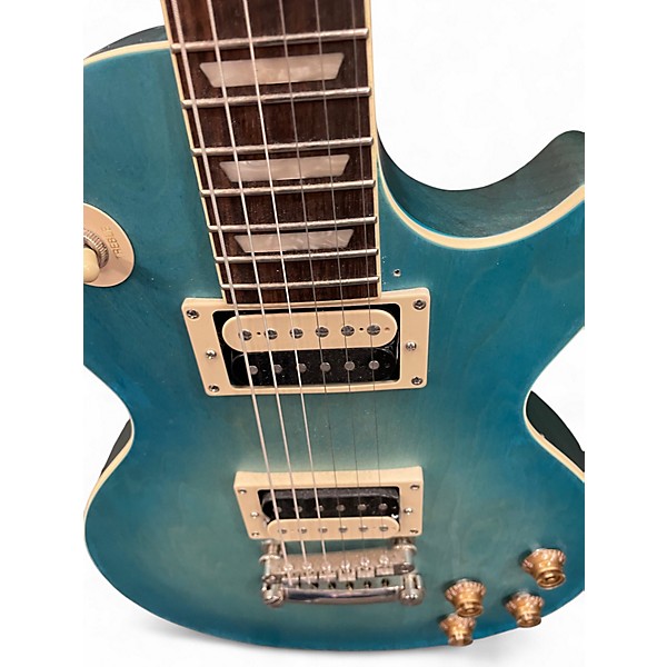 Used Epiphone Les Paul Traditional Pro IV Blue Burst Solid Body Electric Guitar