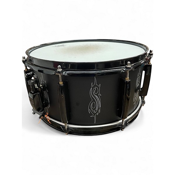 Used 2010s Pearl 13X6.5 Joey Jordison Signature Snare Black Drum