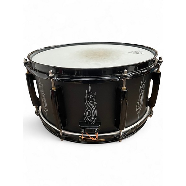 Used 2010s Pearl 13X6.5 Joey Jordison Signature Snare Black Drum