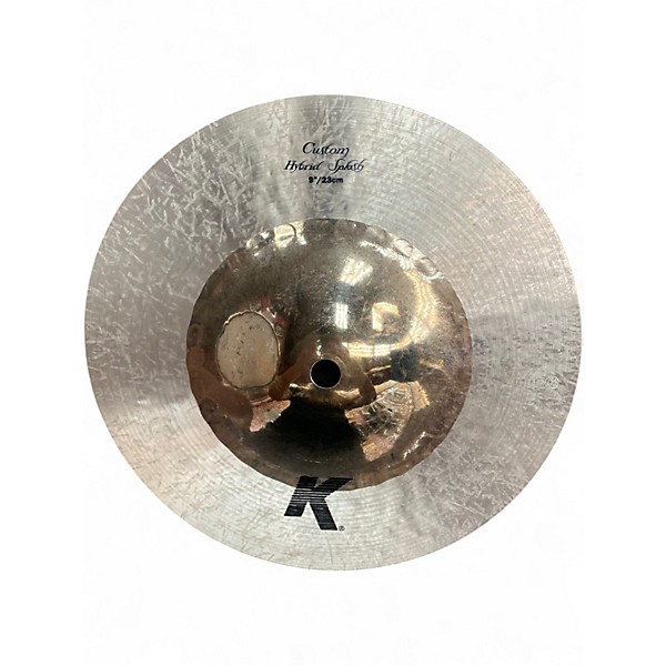 Used Zildjian 9in k hybrid splash Cymbal