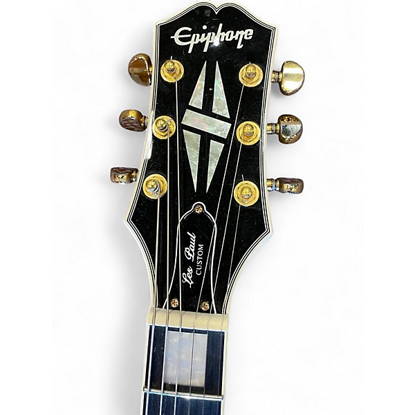 Used 2021 Epiphone LES PAUL CUSTOM KOA KOA Solid Body Electric Guitar