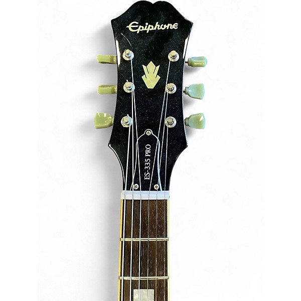 Used 2017 Epiphone ES335 Pro Cherry Hollow Body Electric Guitar