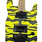 Used Charvel SATCHEL SIGNATURE PRO MOD DK22 HH FR FISHMAN FLOYD ROSE YELLOW BENGAL Solid Body Electric Guitar