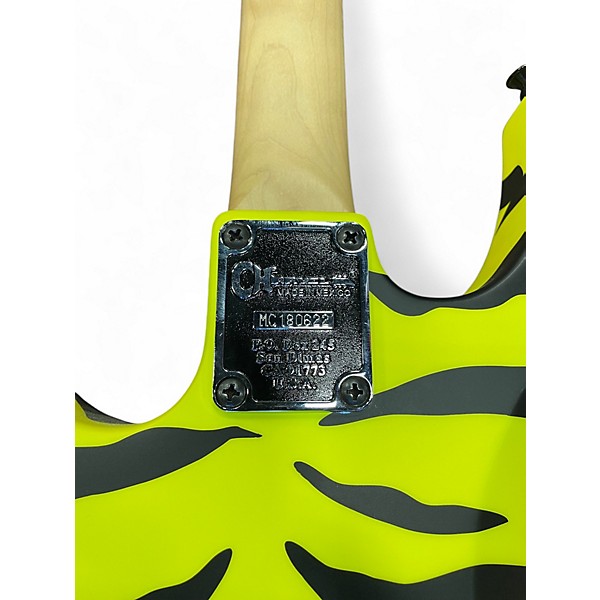 Used Charvel SATCHEL SIGNATURE PRO MOD DK22 HH FR FISHMAN FLOYD ROSE YELLOW BENGAL Solid Body Electric Guitar