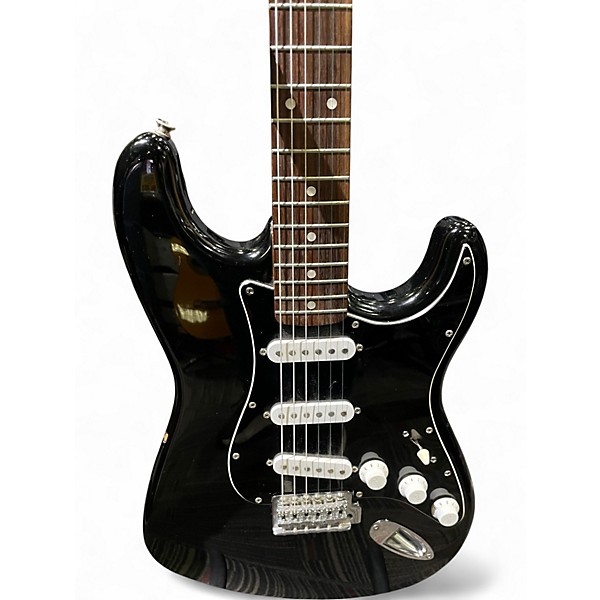 Used Squier Affinity Stratocaster Black Solid Body Electric Guitar