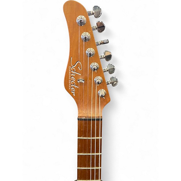 Used Schecter Guitar Research Nick Johnston Signature Capri Orange Electric Guitar