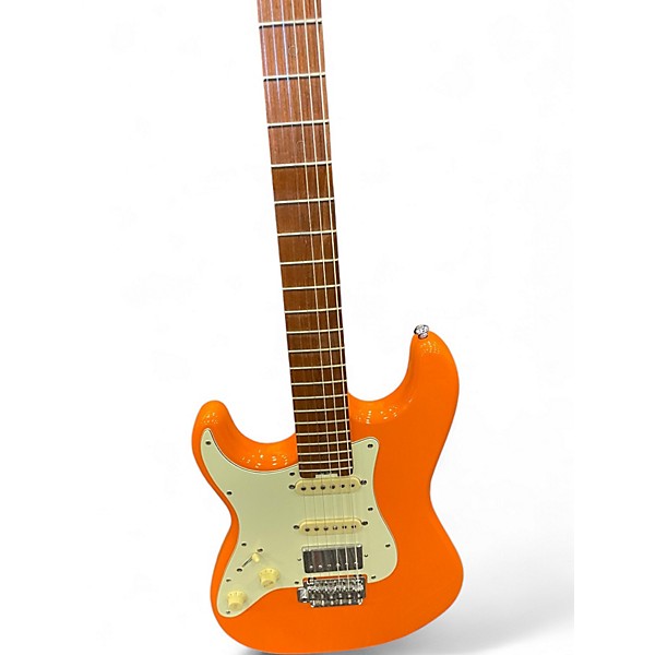 Used Schecter Guitar Research Nick Johnston Signature Capri Orange Electric Guitar