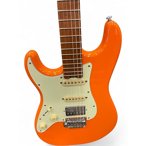 Used Schecter Guitar Research Nick Johnston Signature Capri Orange Electric Guitar