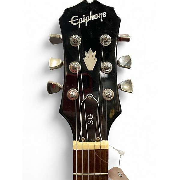 Used Epiphone SG Standard Maestro Red Solid Body Electric Guitar