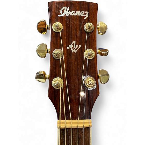 Used Ibanez AW100CE Natural Acoustic Electric Guitar