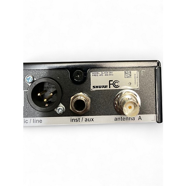 Used Shure QLXD4 SM58 G50 Handheld Wireless System