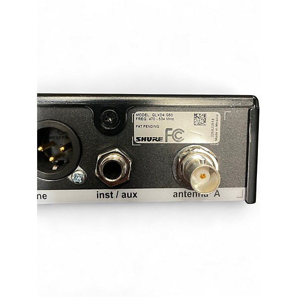 Used Shure QLXD4 SM58 G50 Handheld Wireless System