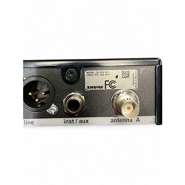 Used Shure QLXD4 SM58 G50 Handheld Wireless System