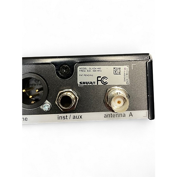 Used Shure QLXD4 SM58 H50 Handheld Wireless System