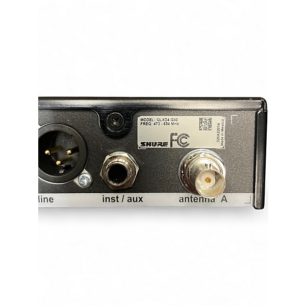 Used Shure QLXD4 SM58 G50 Handheld Wireless System