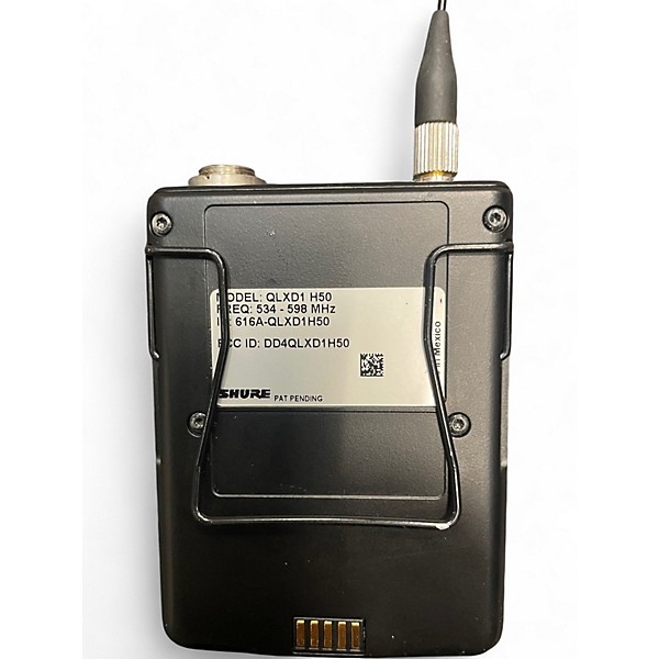 Used Shure QLXD1 BODY PACK H50