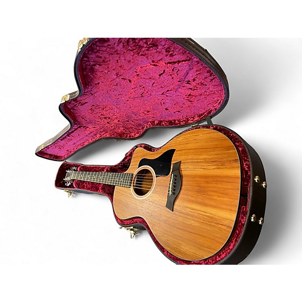 Used Taylor 224CEKDLX Natural Acoustic Electric Guitar