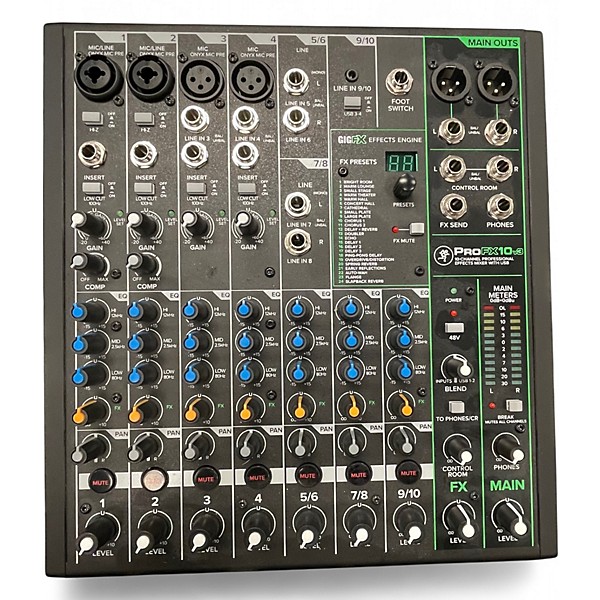 Used Mackie PROFX10V3 Unpowered Mixer