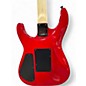 Used Jackson JS34Q Dinky Trans Red Solid Body Electric Guitar