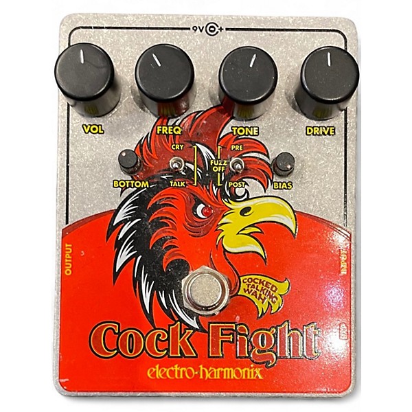 Used Electro-Harmonix Cock Fight Talking Wah Effect Pedal