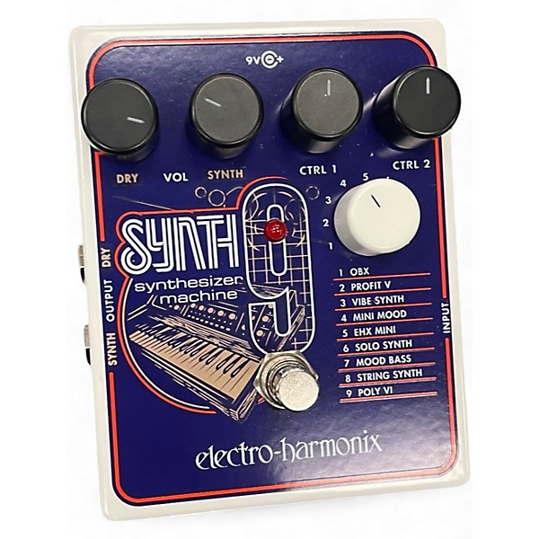 Used Electro-Harmonix SYNTH9 Synthesizer Effect Pedal