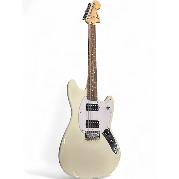 Used Squier Bullet Mustang HH Cream Solid Body Electric Guitar