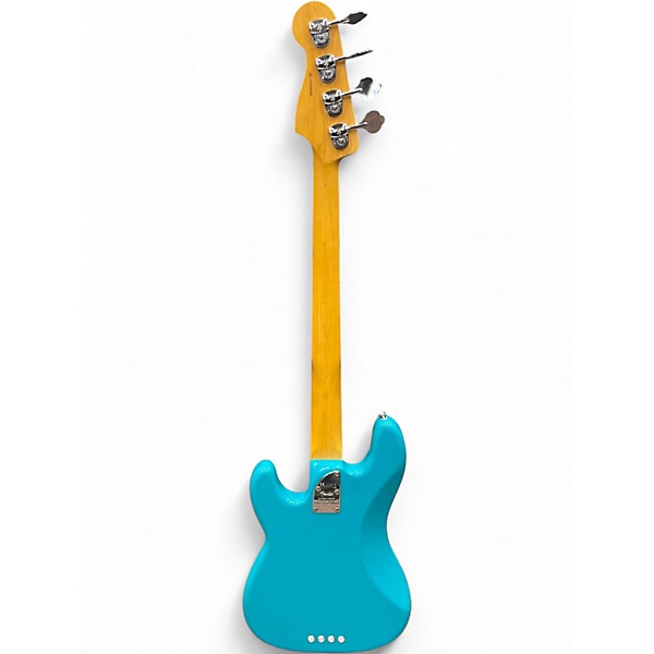Used Fender American Professional II Precision Bass MIAMI BLUE Electric Bass Guitar