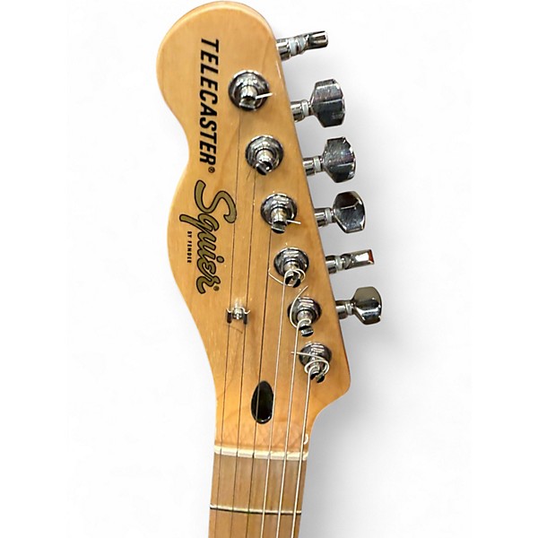 Used Squier Standard Telecaster Left Handed Cream Electric Guitar