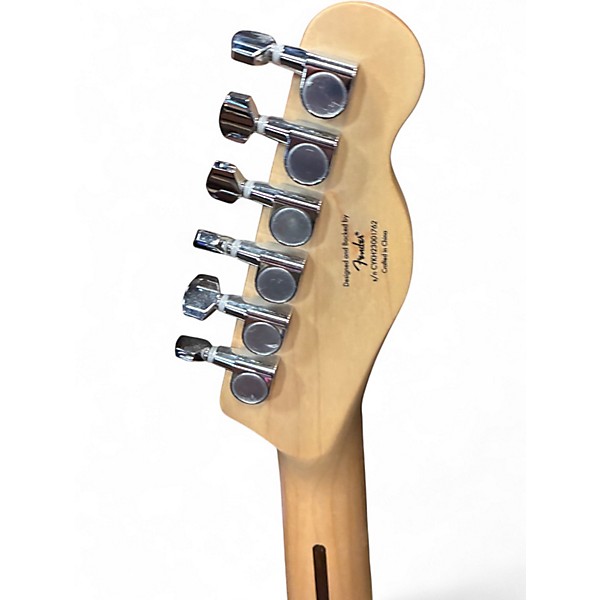 Used Squier Standard Telecaster Left Handed Cream Electric Guitar