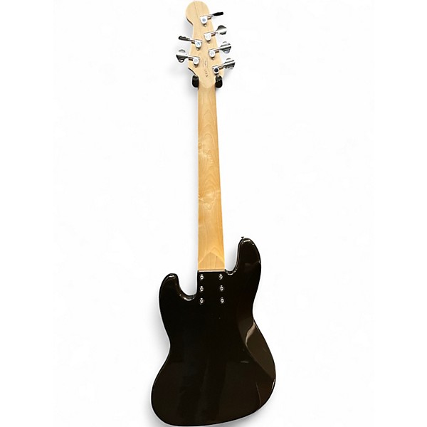 Used Squier Affinity Jazz Bass VI 6 String Black Electric Bass Guitar