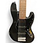 Used Squier Affinity Jazz Bass VI 6 String Black Electric Bass Guitar