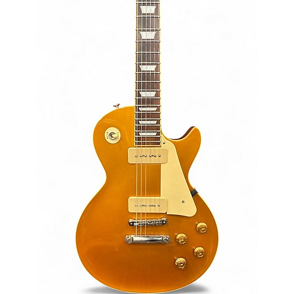 Used Edwards ELP125SDP Gold Top Solid Body Electric Guitar