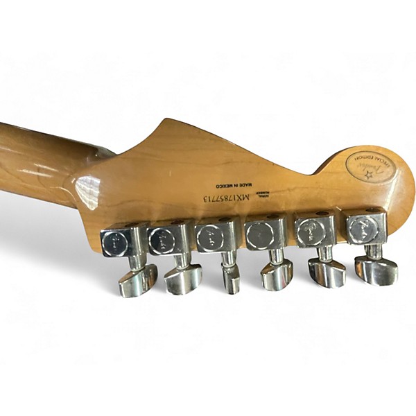 Used 2017 Fender FSR Standard Stratocaster Black Solid Body Electric Guitar