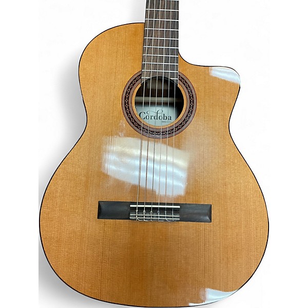 Used Cordoba C5CE Natural Classical Acoustic Electric Guitar