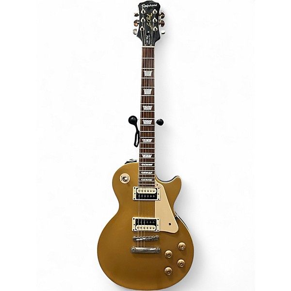 Used Epiphone Les Paul Traditional Pro Gold Solid Body Electric Guitar