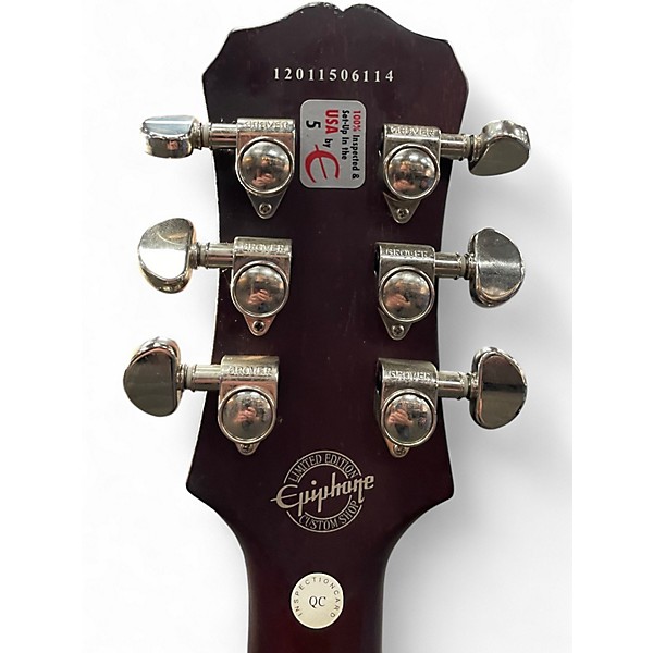 Used Epiphone Les Paul Traditional Pro Gold Solid Body Electric Guitar