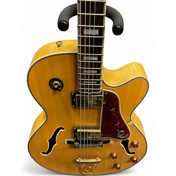 Used Epiphone Joe Pass Emperor Antique Natural Hollow Body Electric Guitar