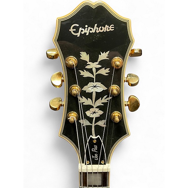 Used Epiphone Joe Pass Emperor Antique Natural Hollow Body Electric Guitar