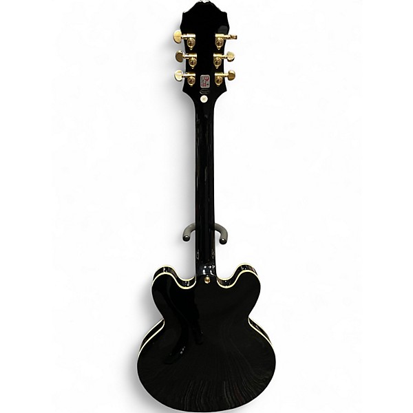 Used Epiphone Sheraton II Black Hollow Body Electric Guitar