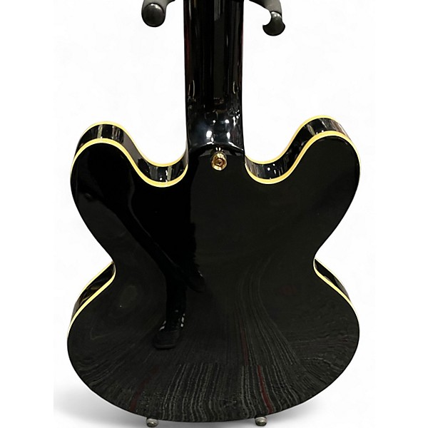 Used Epiphone Sheraton II Black Hollow Body Electric Guitar