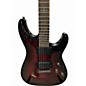 Used Schecter Guitar Research DEMON 6 Crimson Red Burst Solid Body Electric Guitar