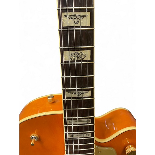 Used Gretsch Guitars G6120 Chet Atkins Signature Trans Orange Hollow Body Electric Guitar