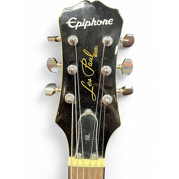 Used Epiphone Les Paul SL Yellow Solid Body Electric Guitar