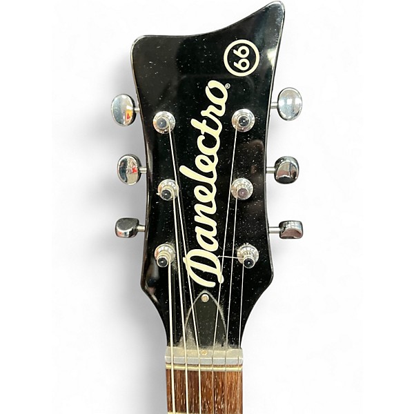 Used Danelectro 66 2 Tone Sunburst Hollow Body Electric Guitar