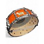 Used Yamaha 5 Piece Stage Custom Orange Drum Kit