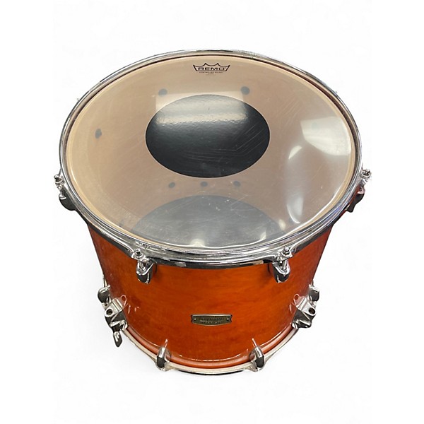 Used Yamaha 5 Piece Stage Custom Orange Drum Kit