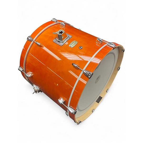 Used Yamaha 5 Piece Stage Custom Orange Drum Kit