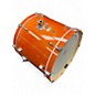 Used Yamaha 5 Piece Stage Custom Orange Drum Kit
